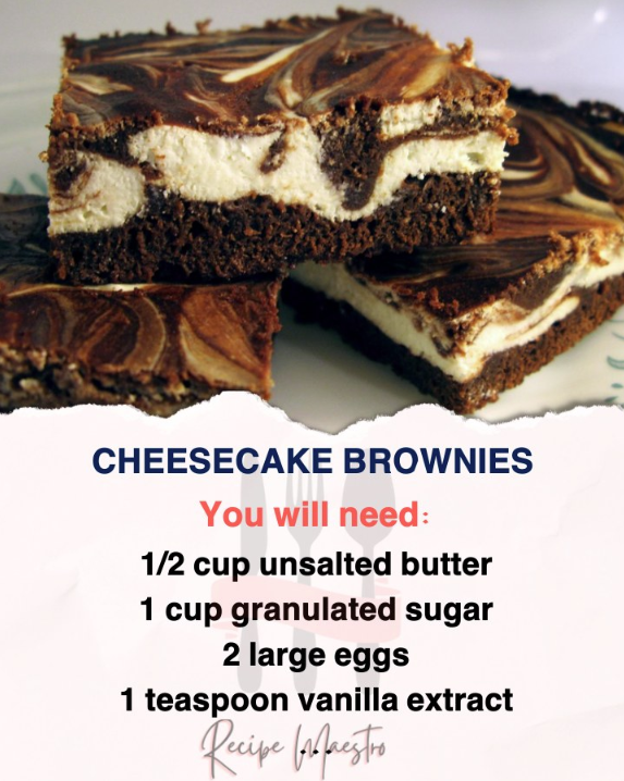 Cheesecake Brownies