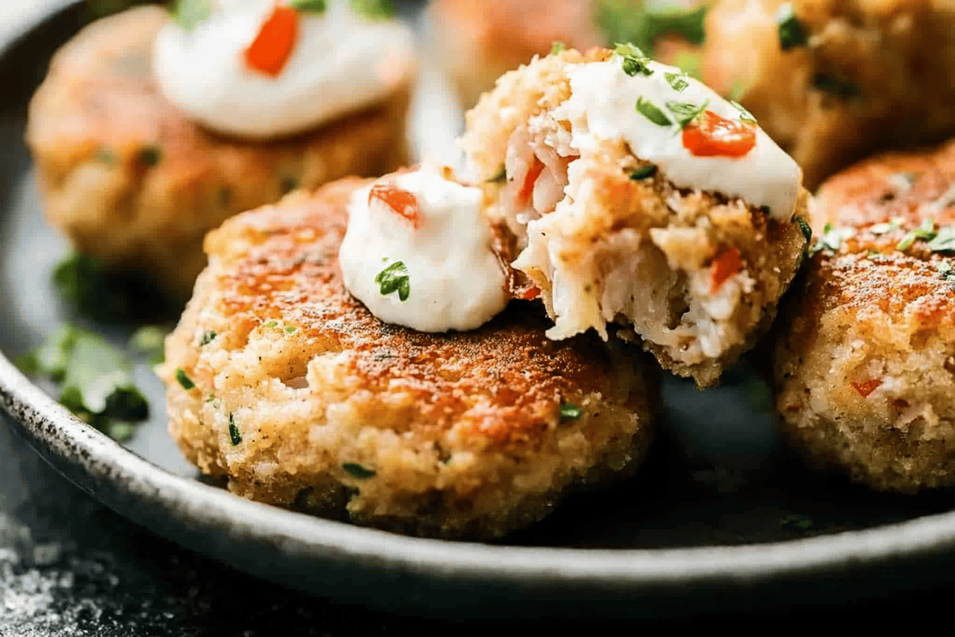 These easy homemade crab cakes are a delicious and impressive dish perfect for any occasion.